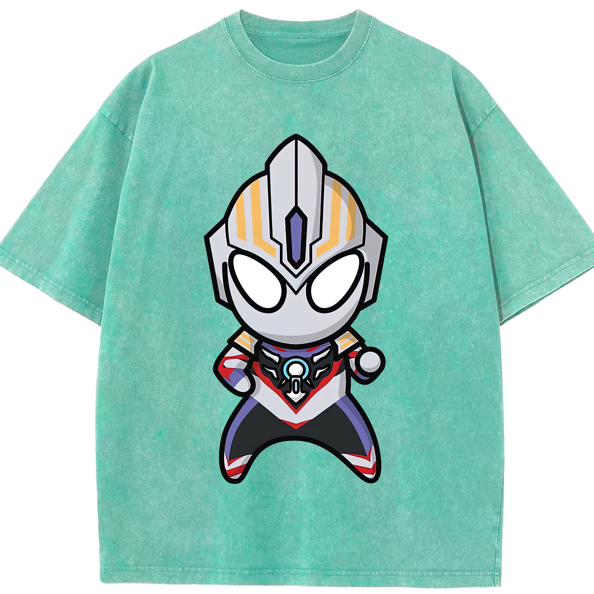 （画像用） ウルトラマン Ultraman 綿100% ヴィンテージ風 半袖Tシャツ（フロントプリント）